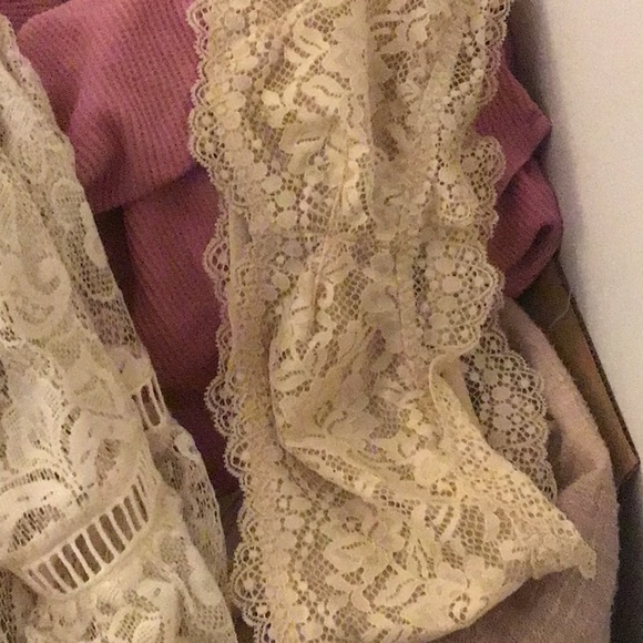 Spell Vintage Rhiannon Cream Off-Shoulder Lace Blouse S/M & bra - Picture 16 of 16